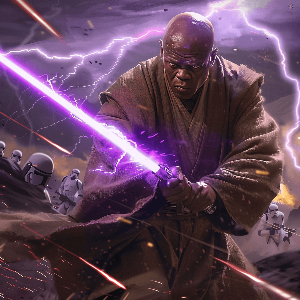 Mace Windus violettes Lichtschwert: Meisterschaft und einzigartige Machtverbindung