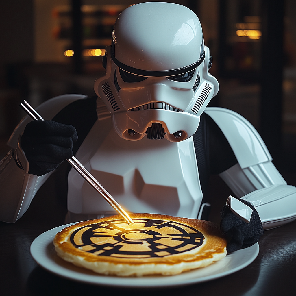 Lichtschwert Essstäbchen