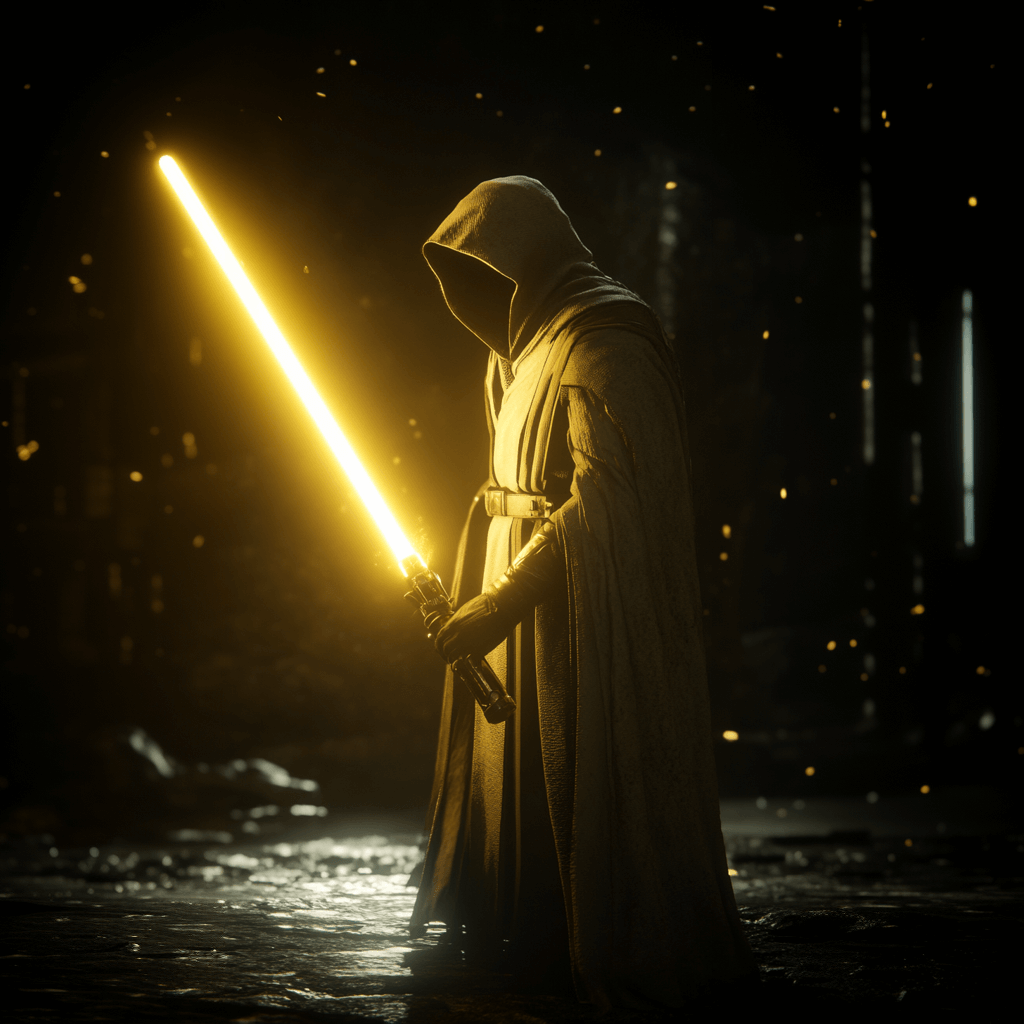 Goldenes Lichtschwert