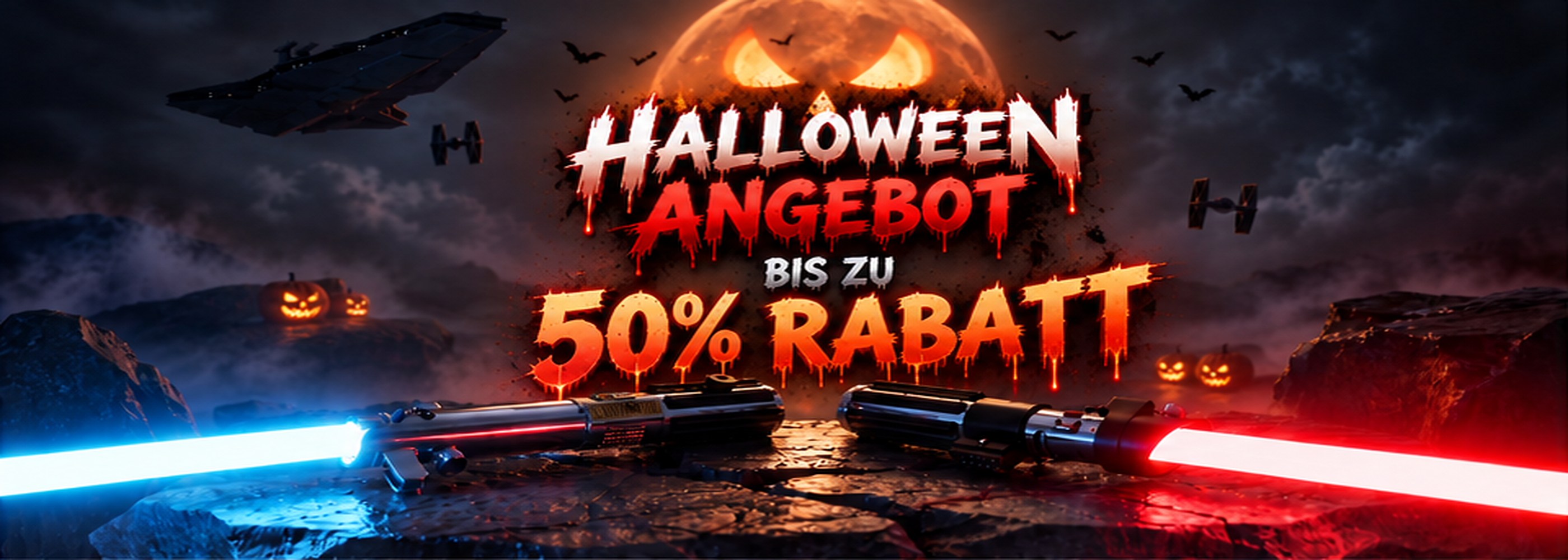 German Halloween desktop banner
