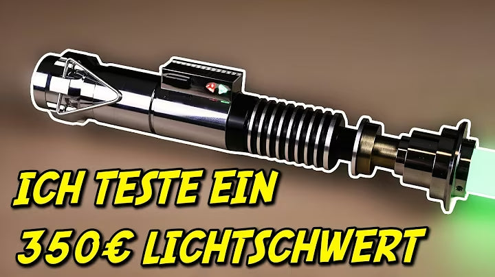 Ein 350€ Lichtschwert im Test